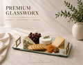 Mirrored Cheese Tray